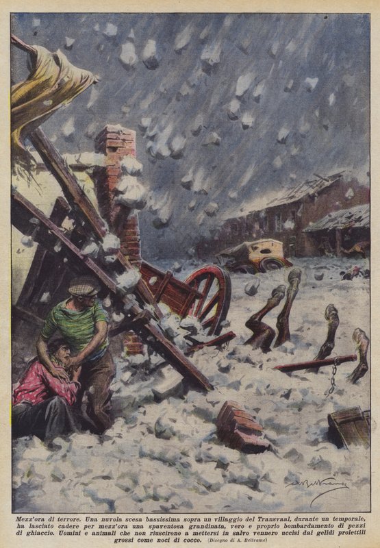 Eine halbe Stunde des Terrors von Achille Beltrame