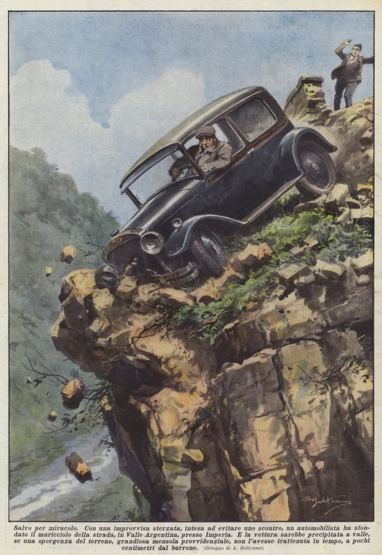 Durch ein Wunder gerettet von Achille Beltrame