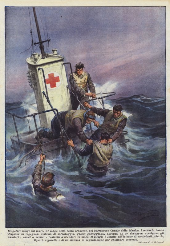 Seltsame Zufluchtsorte am Meer von Achille Beltrame