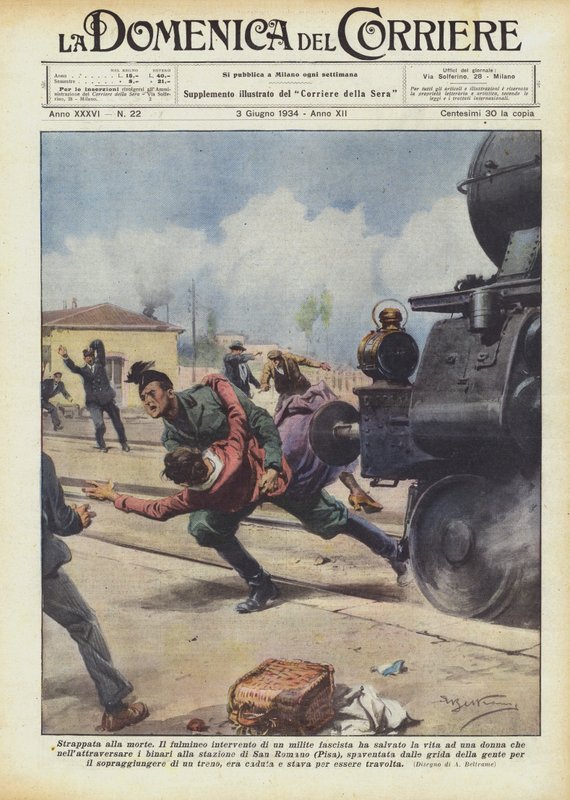 Dem Tod entrissen von Achille Beltrame