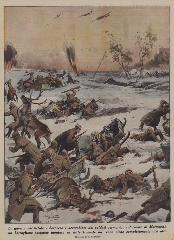 Der Krieg in der Arktis von Achille Beltrame