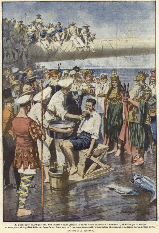 Die Äquatorüberquerung von Achille Beltrame
