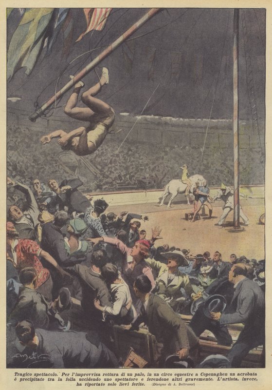 Tragisches Schauspiel von Achille Beltrame