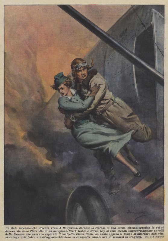 Ein falscher Brand, der echt wird von Achille Beltrame