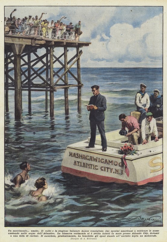 Eine feuchte Hochzeit von Achille Beltrame