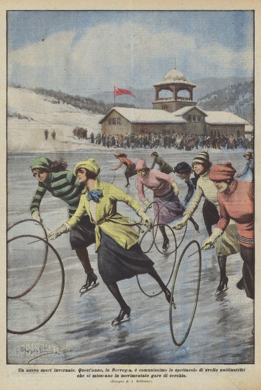Ein neuer Wintersport von Achille Beltrame