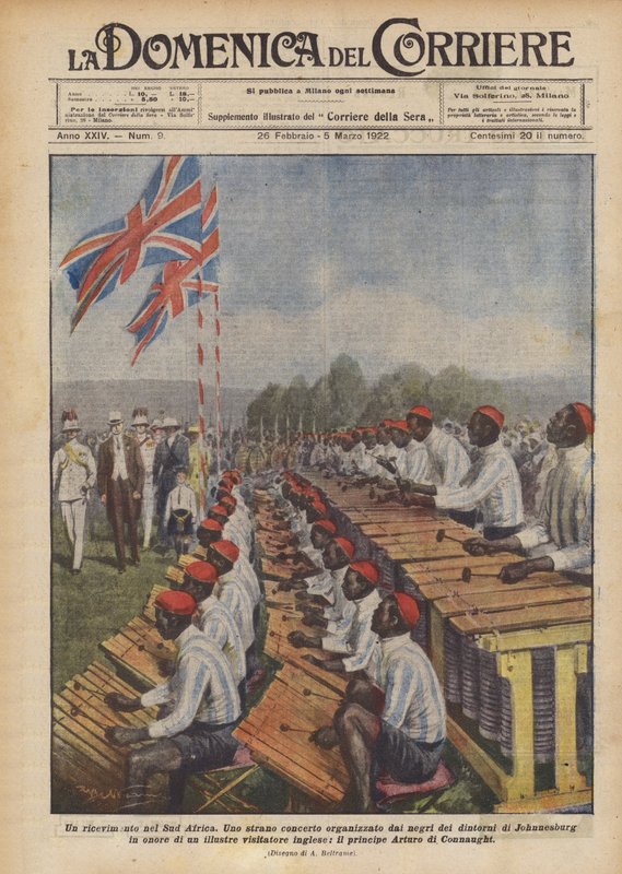 Ein Empfang in Südafrika von Achille Beltrame