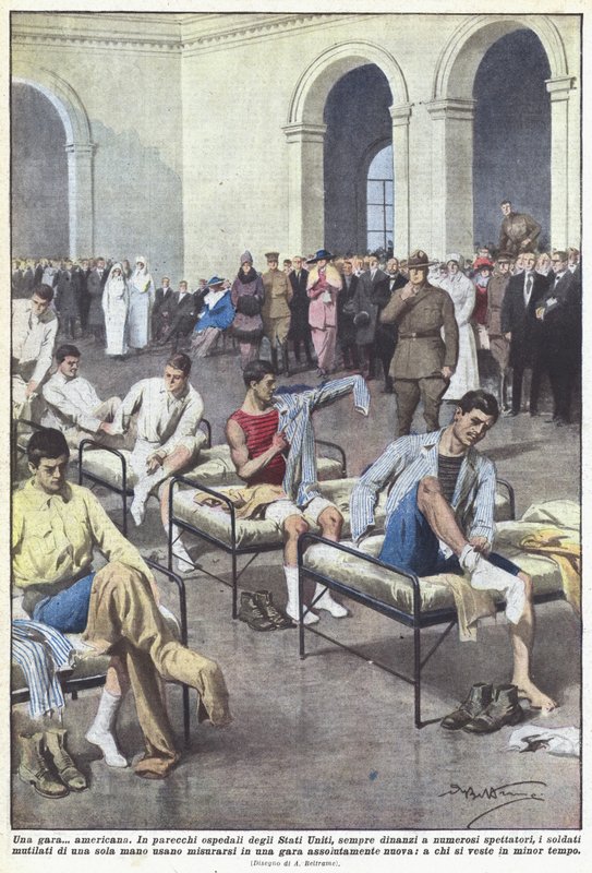 Ein amerikanisches Rennen von Achille Beltrame