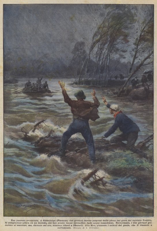 Ein furchterregendes Abenteuer von Achille Beltrame