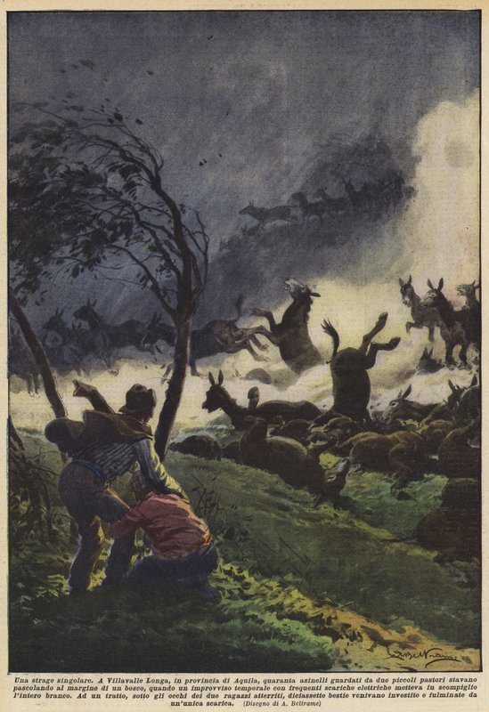 Ein ungewöhnliches Massaker von Achille Beltrame