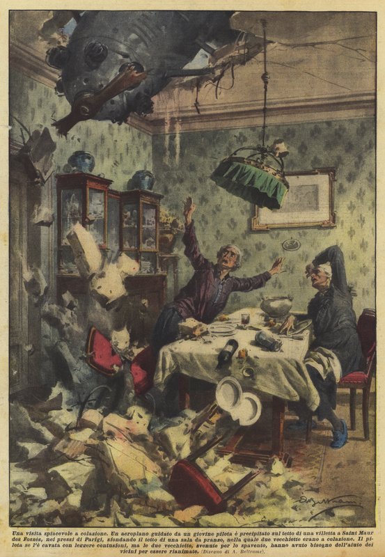 Ein unangenehmer Besuch beim Frühstück von Achille Beltrame