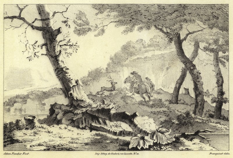 Hirschjagdszene von Adam Pynacker