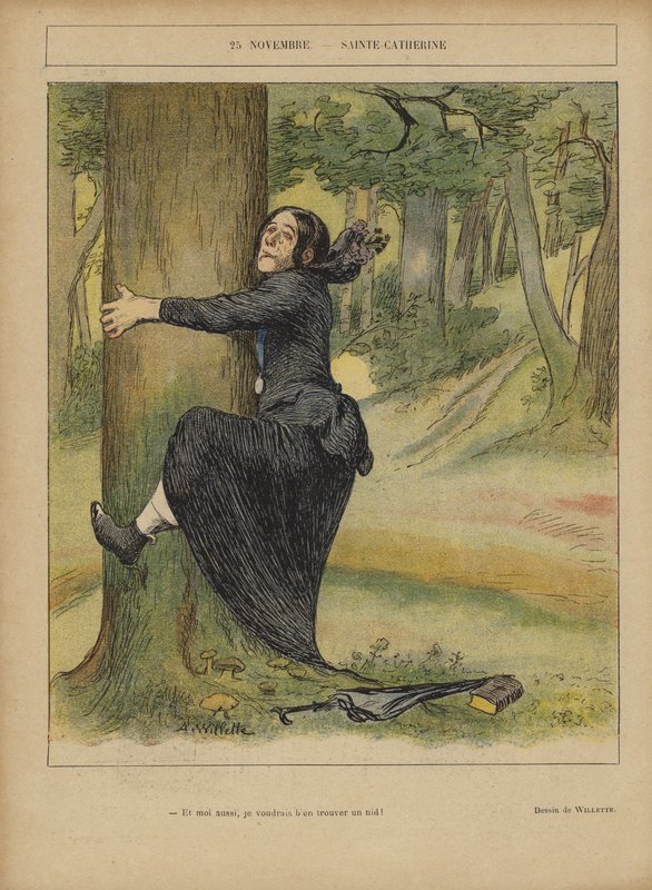 Illustration für Le Rire von Adolphe Leon Willette
