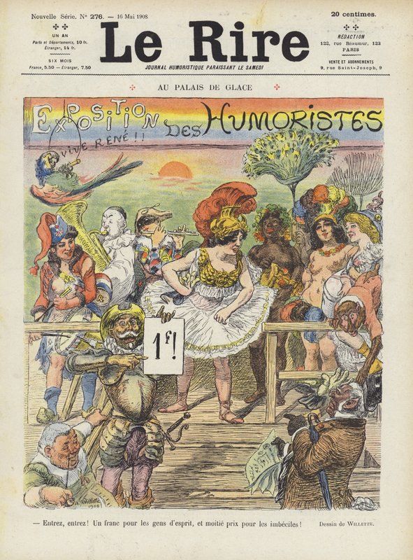 Illustration für Le Rire von Adolphe Leon Willette
