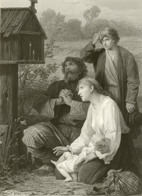 Ein Schrein in Russland von Adolphe Yvon