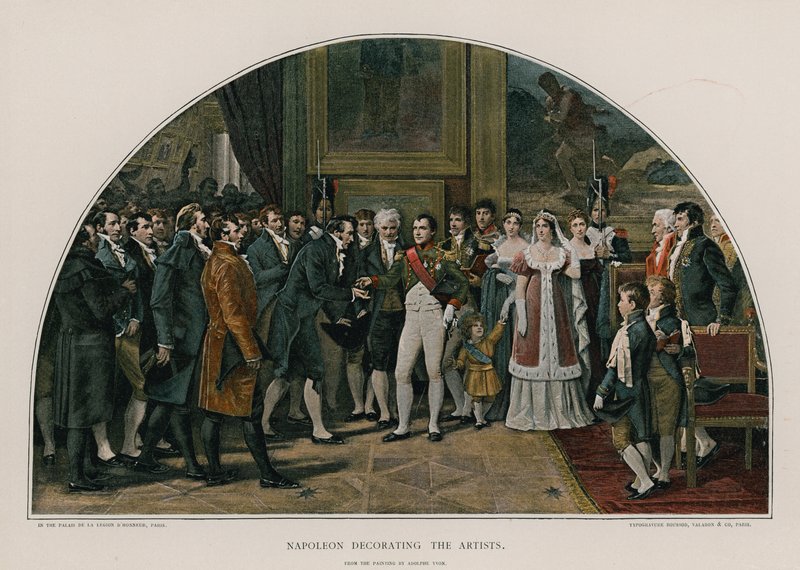 Napoleon dekoriert die Künstler von Adolphe Yvon