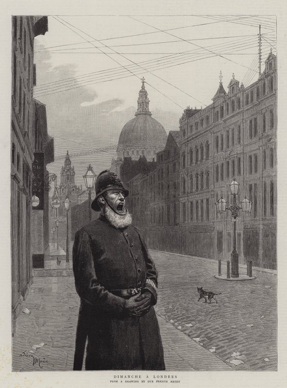 Sonntag in London von Adrien Emmanuel Marie