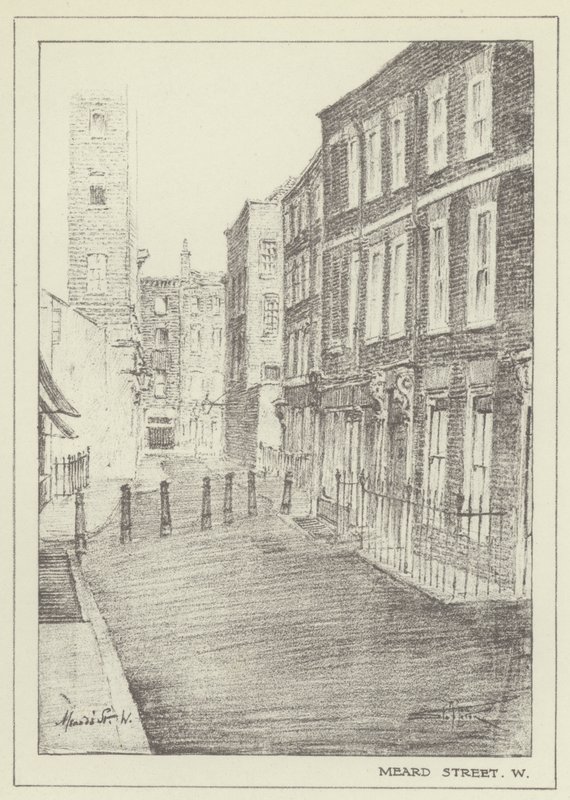 Meard Street, West von Alan Stapleton