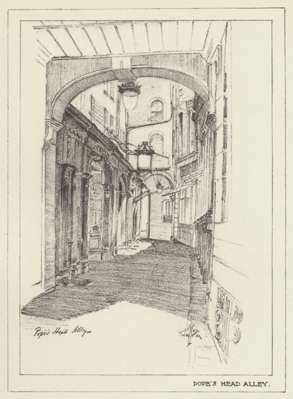 Popes Head Alley von Alan Stapleton