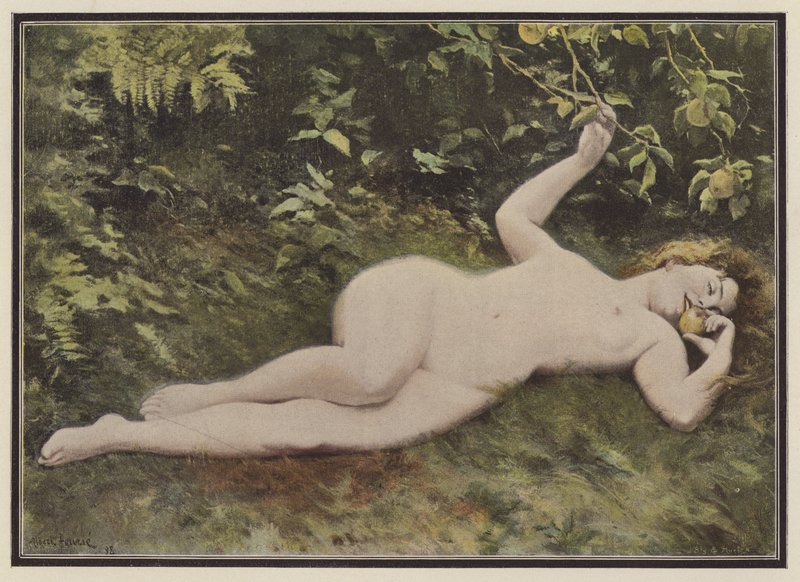 Eine Tochter Evas von Albert Auguste Fourie