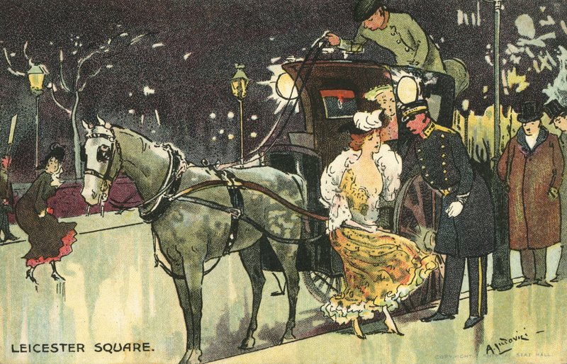 Leicester Square von Albert Jnr. Ludovici
