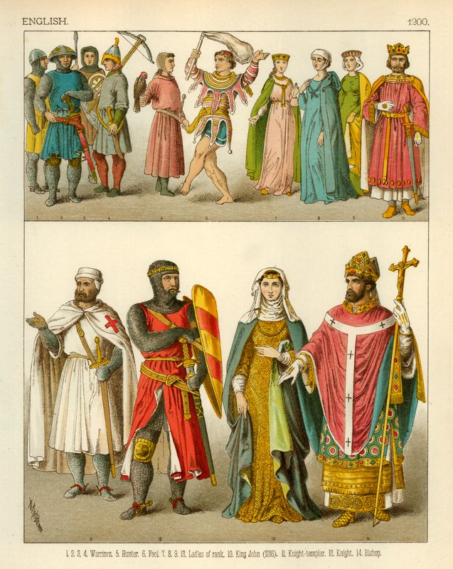 Englische Kostüme von Albert Kretschmer