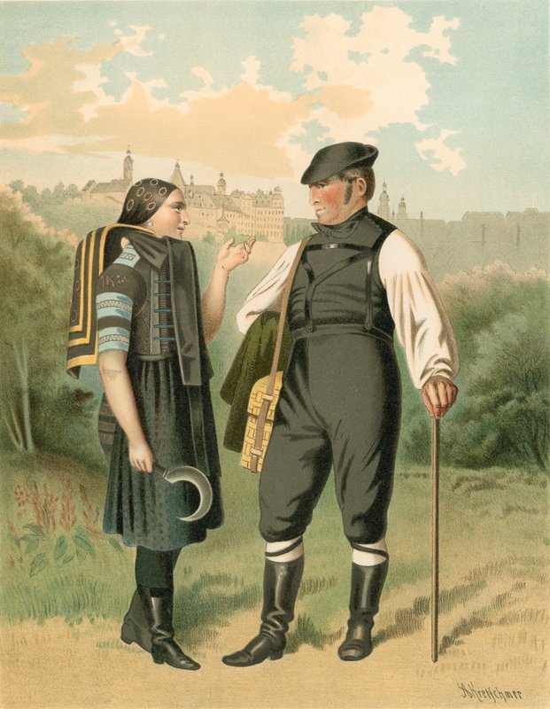 Deutsches Kostüm, Allenburg von Albert Kretschmer