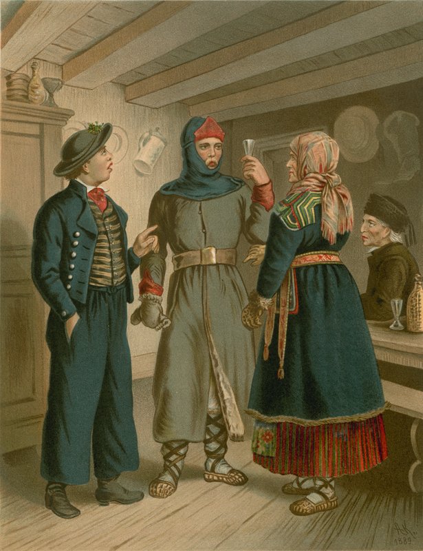 Deutsche Tracht, Litauen von Albert Kretschmer