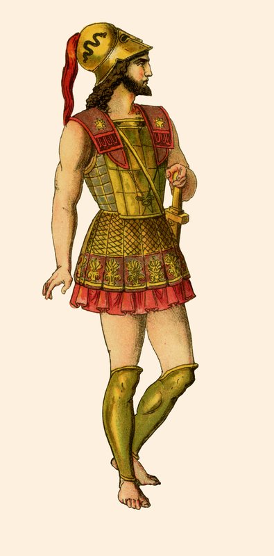 Griechischer Krieger von Albert Kretschmer