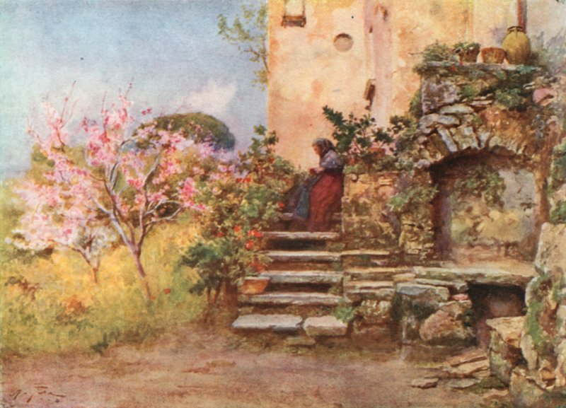 Garten in Monte San Giuliano von Alberto Pisa