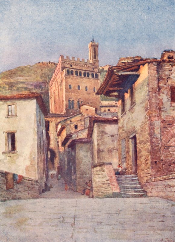 Via Delle Occhi, Gubbio von Alberto Pisa
