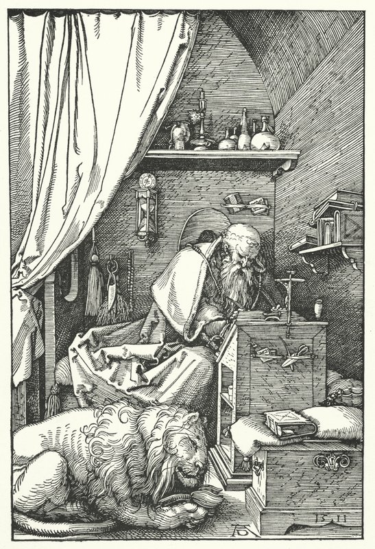 Der heilige Hieronymus in seiner Zelle von Albrecht Dürer
