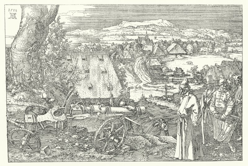 Die Kanone von Nürnberg von Albrecht Dürer