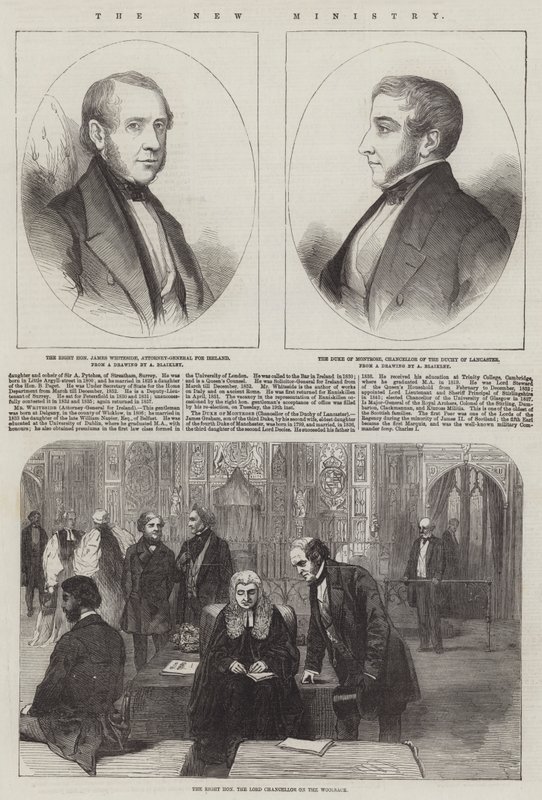 Das neue Ministerium von Alexander Blaikley