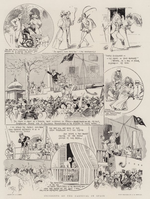Ereignisse des Karnevals in Spanien von Alexander Stuart Boyd