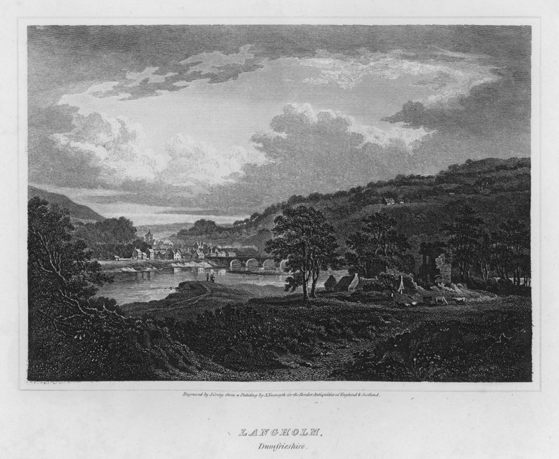 Langholm, Dumfriesshire von Alexander (after) Nasmyth