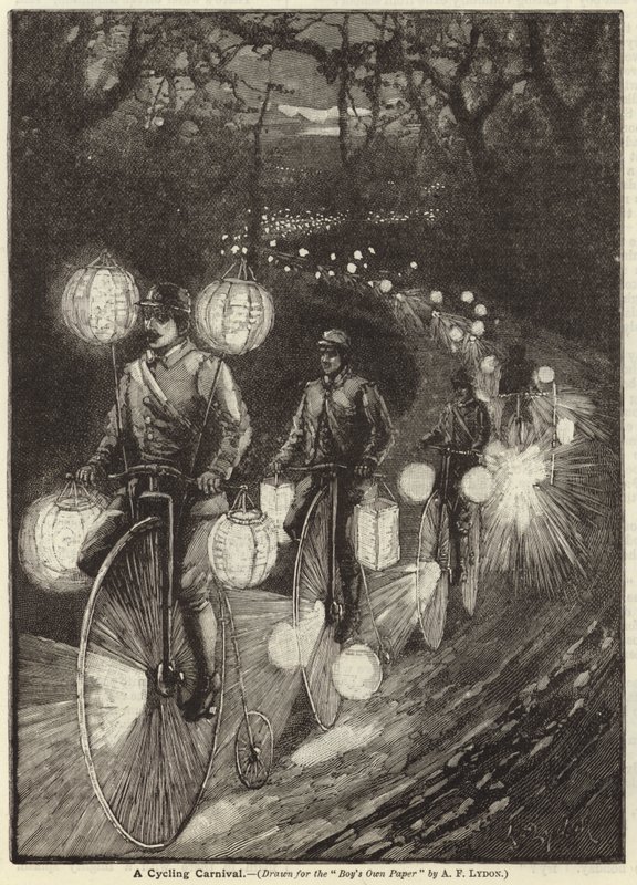 Ein Radfahrkarneval von Alexander Francis Lydon