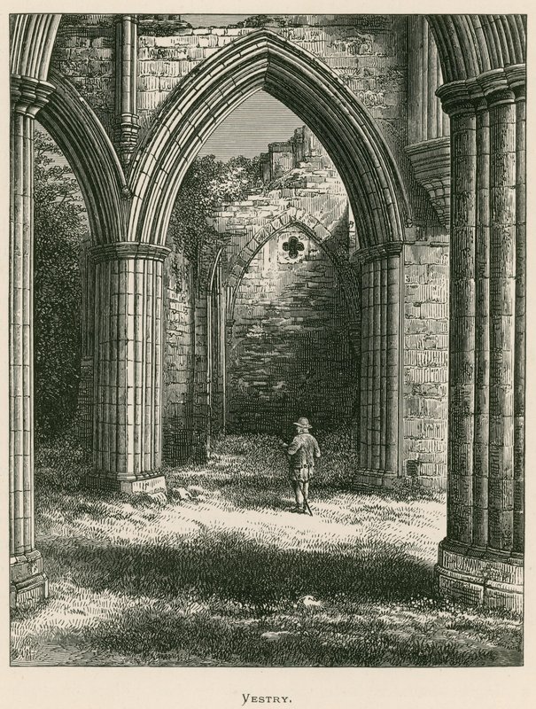 Rievaulx Abbey, Sakristei von Alexander Francis Lydon