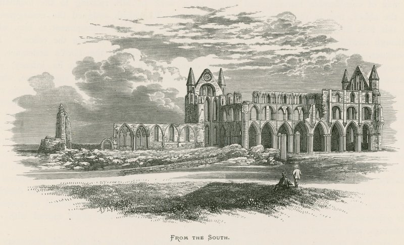 Whitby Abbey, von Süden von Alexander Francis Lydon