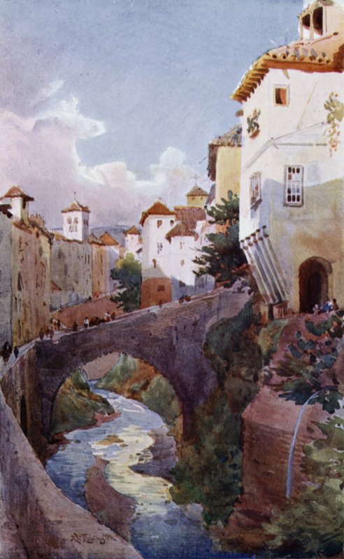 Im Albaicin, Granada von Alexander Wallace Rimington