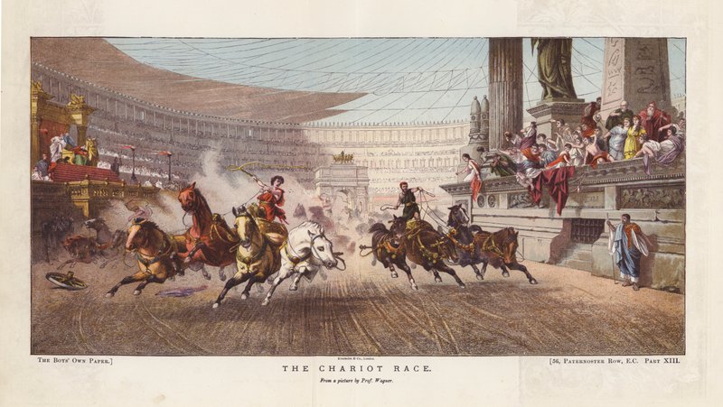 Das Wagenrennen von Alexander von Wagner