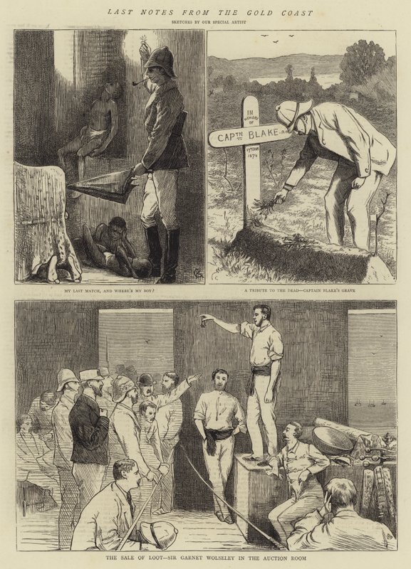 Letzte Notizen von der Goldküste von Alfred Chantrey Corbould