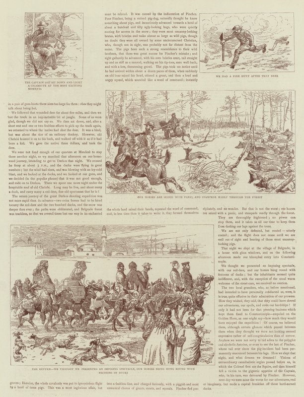 Die Geschichte einer Jagdexpedition in der Türkei von Alfred Chantrey Corbould