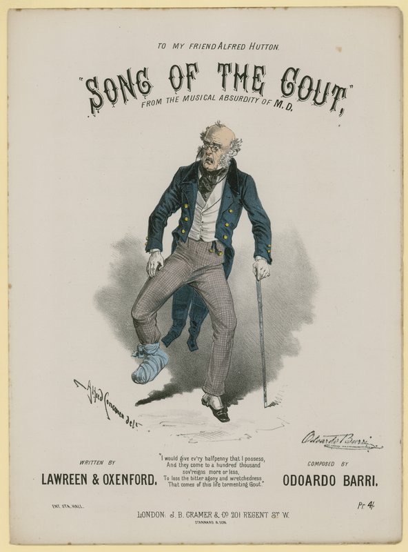 Lied der Gicht, Lawreen und Oxenford, Odoardo Barri von Alfred Concanen