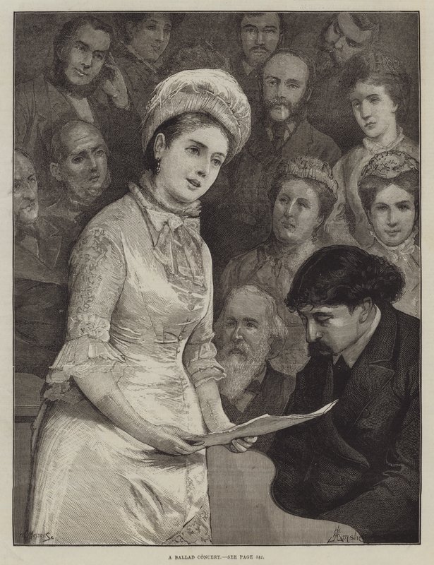 Ein Balladenkonzert von Alfred Edward Emslie