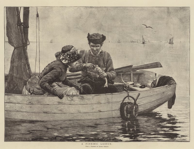 Eine Angelstunde von Alfred Guillou