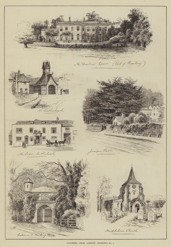 Kutschfahrt von London nach Dorking von Alfred Robert Quinton