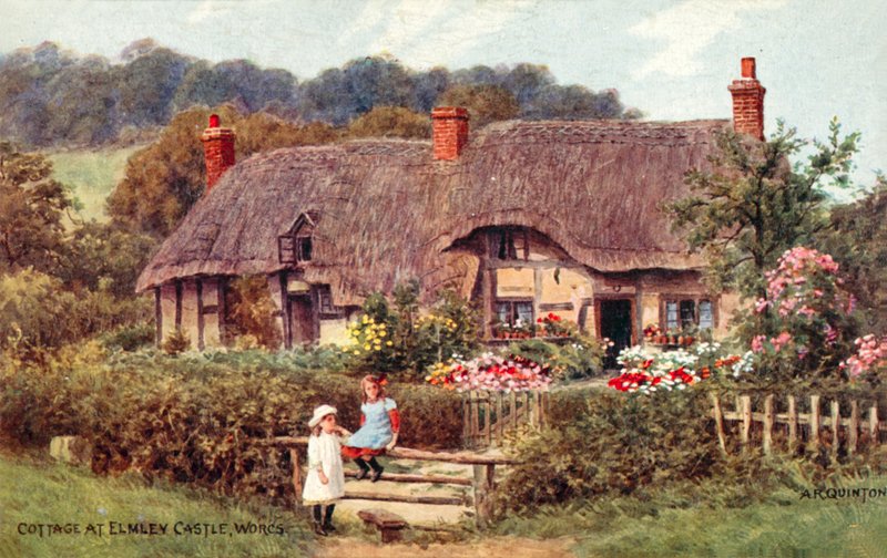 Hütte in Elmley Castle, Worcestershire von Alfred Robert Quinton