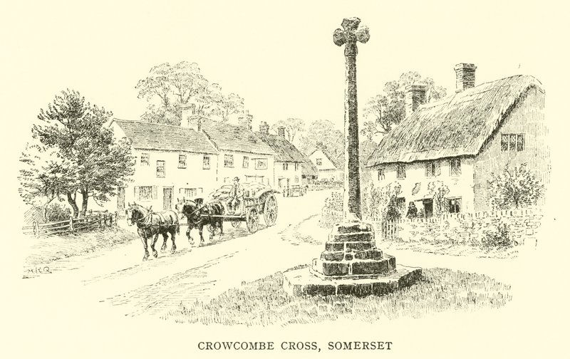 Crowcombe Cross, Somerset von Alfred Robert Quinton
