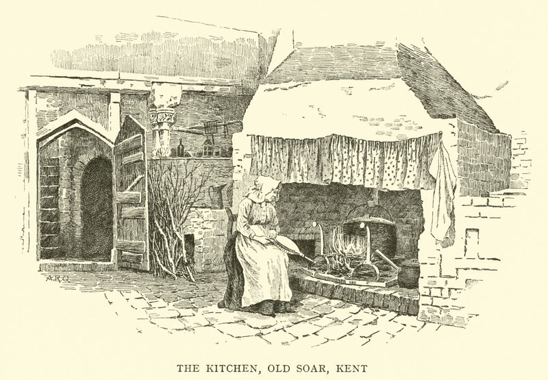 Die Küche, Old Soar, Kent von Alfred Robert Quinton